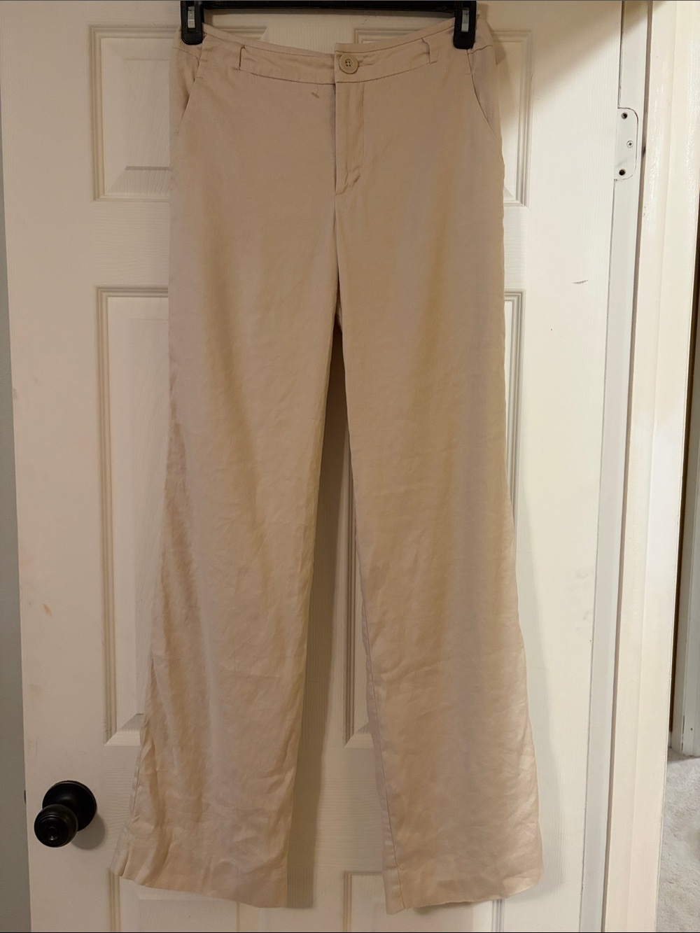 Woman’s Classic Beige Chino Pants
